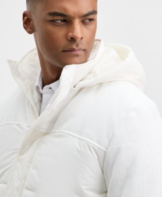 Men's Quilted Two Tone Puffer Jacket, Macy's Exclusive