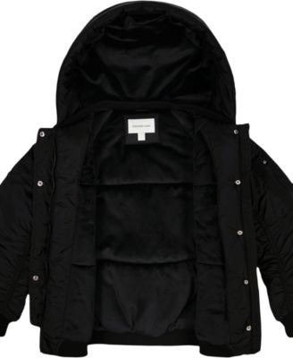 Girls' 7-16 Hooded Long-Sleeve Bomber Jacket