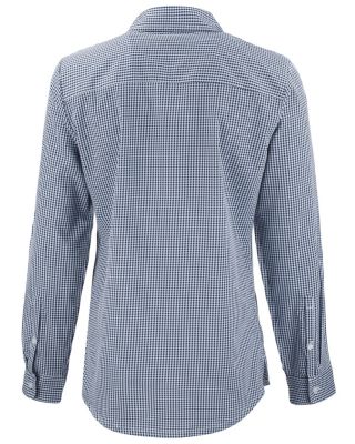 Women's Cutter and Buck Skyline Epic Confidence Recycled Gingham Long Sleeve Dress Shirt