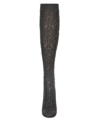 Women's Net Flow Textured Open Knit Knee High Sock