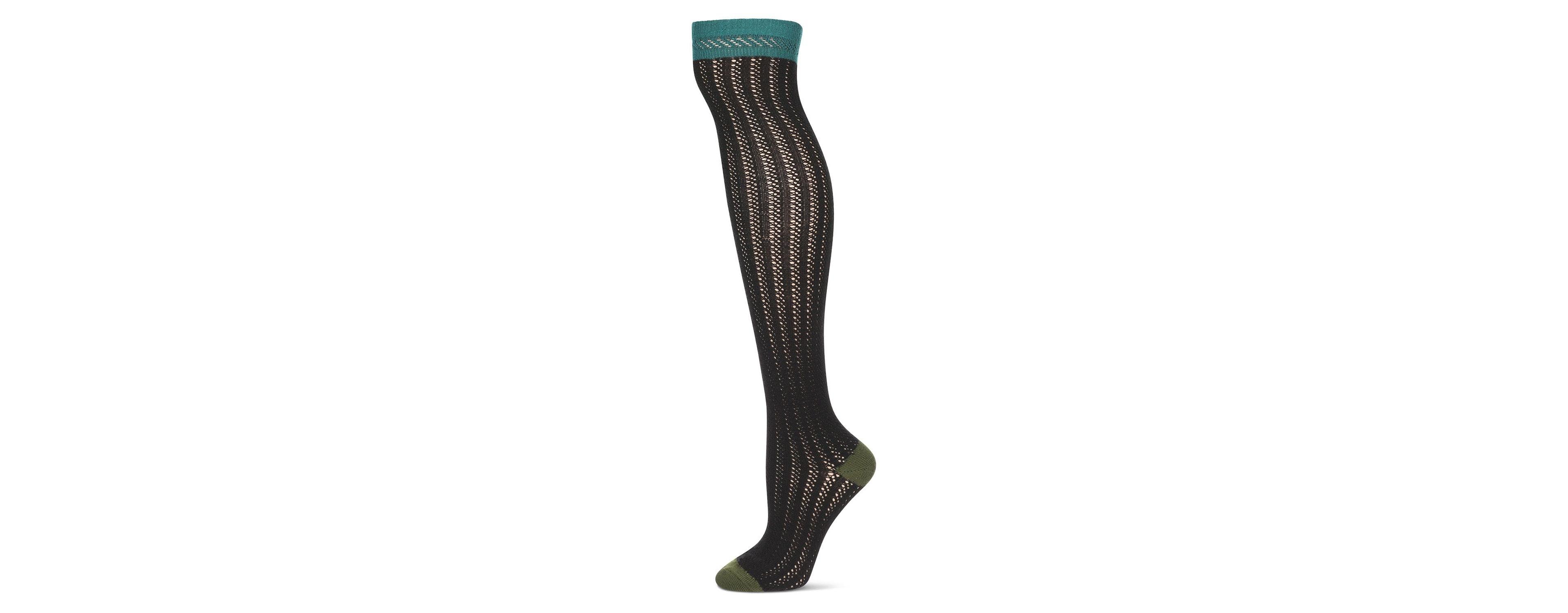 MeMoi Women's Chic Slant Wool Blend Over The Knee Warm Sock