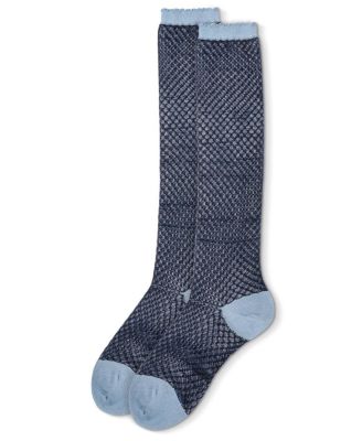 Women's Diamond Trellis Knee High Socks