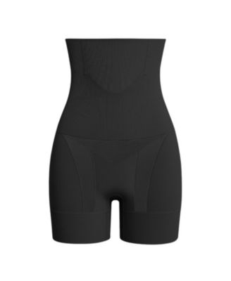 Maternity High-Waist Tummy Control Shorts, Postpartum Shapewear, No-Roll Waistband