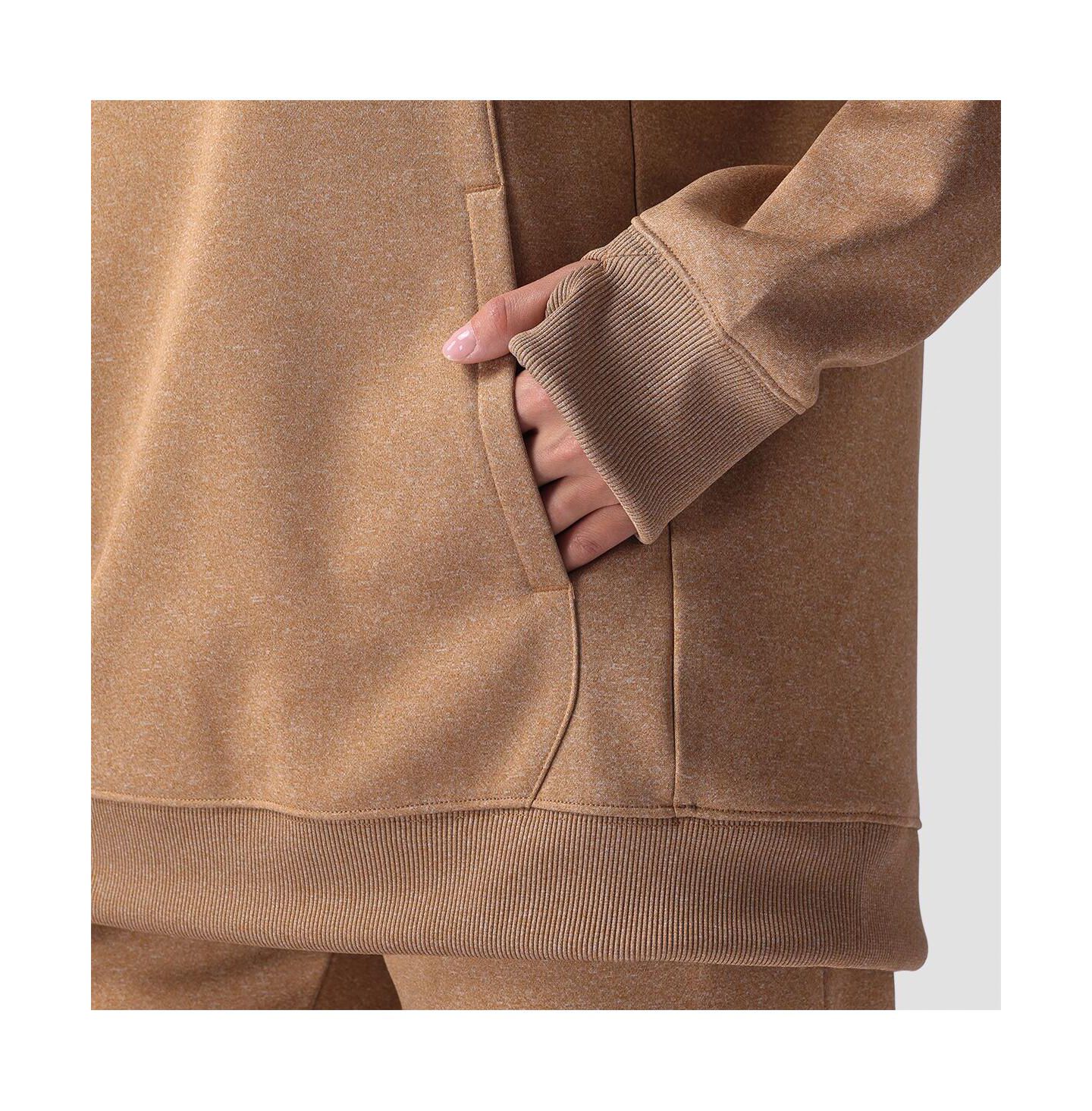 Женское худи Backcountry Meltdown Water-Resistant Pullover Fleece, цвет: Bistre — фото 8