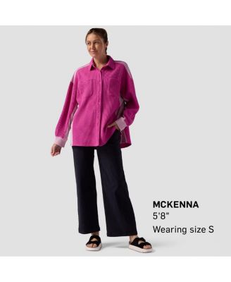 Women's Waffle Button-Up Button Ups