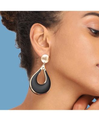 Women's Contrast Drop Earrings