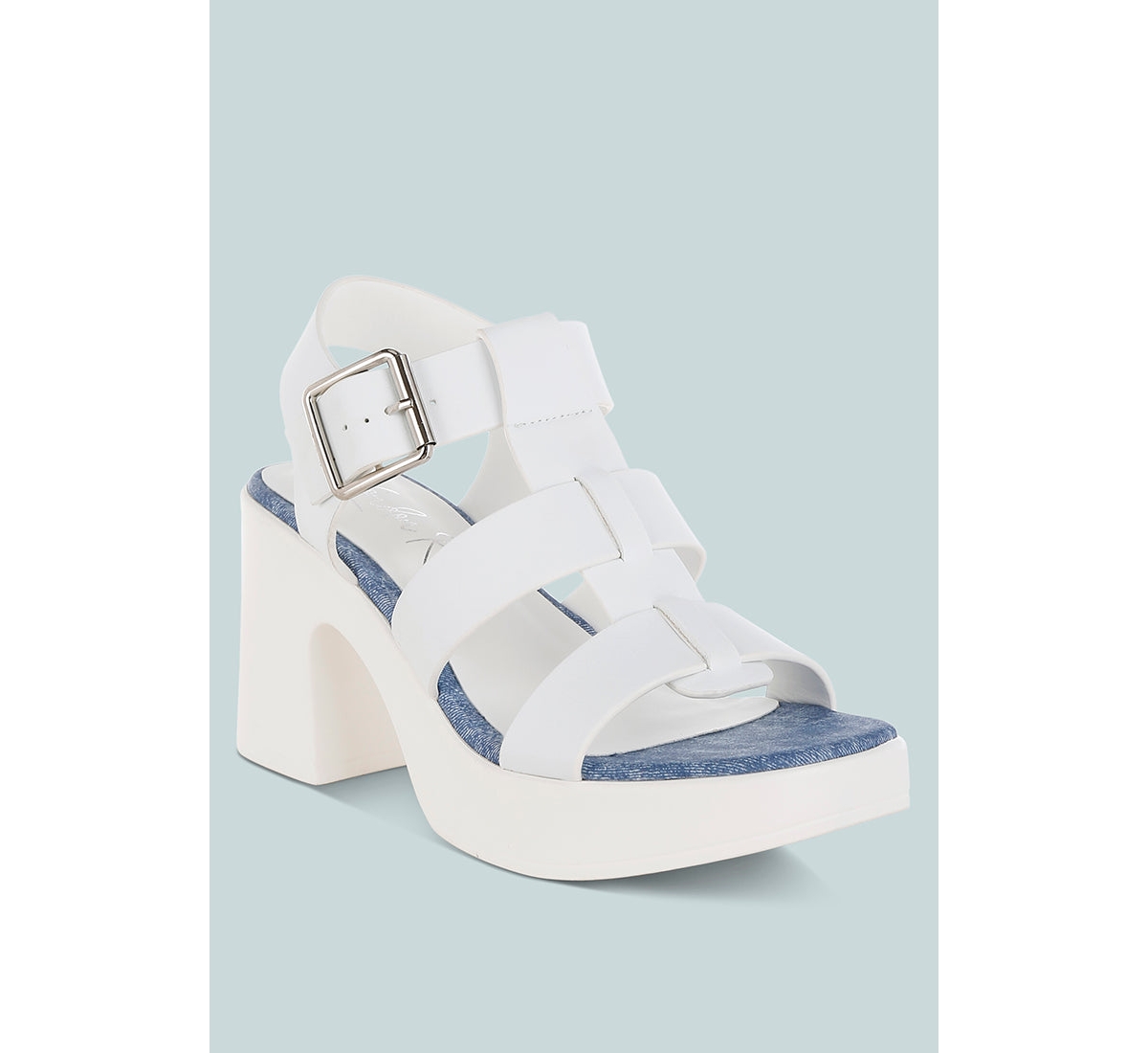 Avalon Chunky Pin Buckle Platform Heels Women