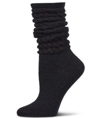Women's Contessa Loose Knit Slub Extended Crew Socks