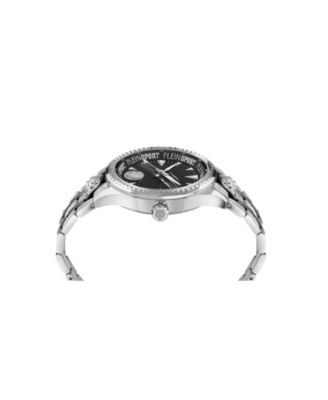 Men's Lineman 3 Hand Quartz Two Tone Bracelet Watch, 45mm