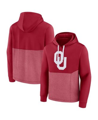 Fanatics - Men's Crimson Oklahoma Sooners Winter Camp Pullover Hoodie