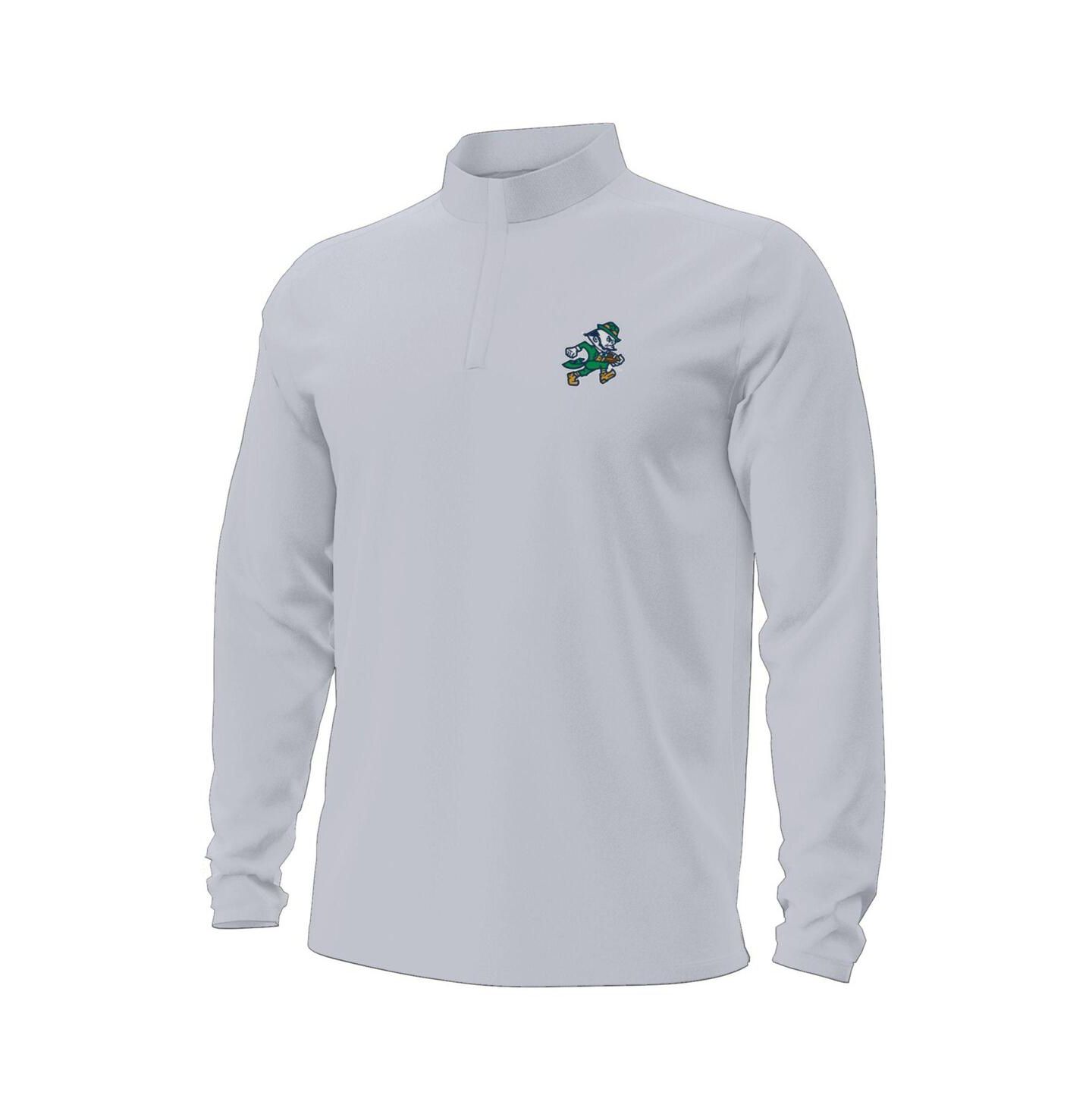 Мужская куртка Under Armour Gray Notre Dame Fighting Irish Sporting Leprechaun Motion Quarter-Zip — фото 3