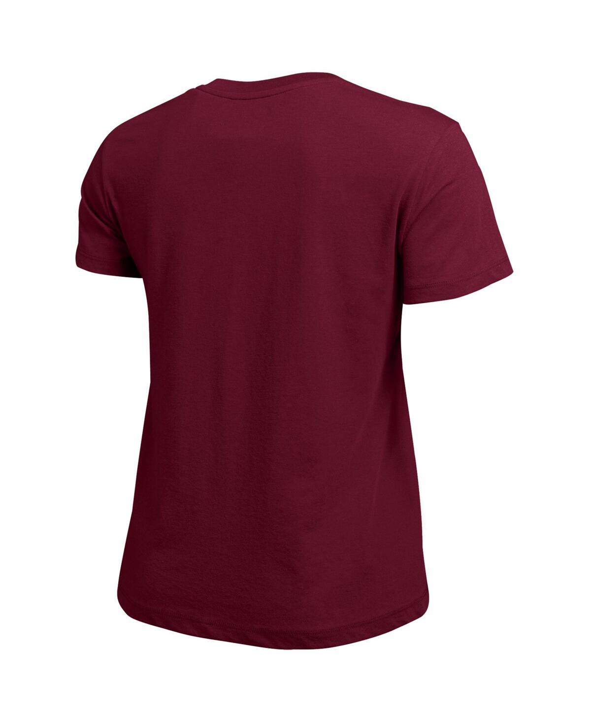 Champion Women's Maroon Arizona State Sun Devils Arched Over Logo T-shirt In Burgundy