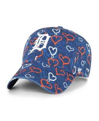 '47 Brand - Big Girls Navy Detroit Tigers Mural Clean Up Adjustable Hat
