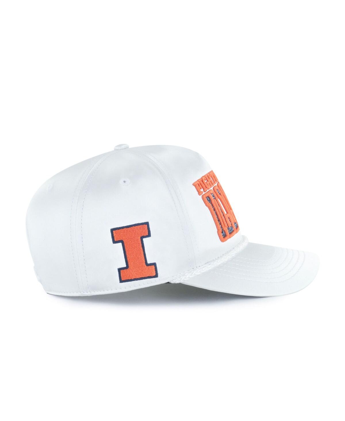 47 Brand Women's White Illinois Fighting Illini Outspoken Hitch Adjustable Hat In White