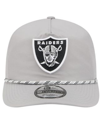 Men's Silver Las Vegas Raiders Rope 19TWENTY Hat