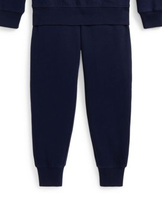 Girls' 2T-6X Argyle Logo Fleece Sweatshirt and Pants, 2-Piece Set