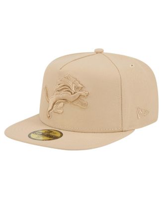 New Era - Men's Light Beige Detroit Lions Color Pack A-Frame 59FIFTY Fitted Hat