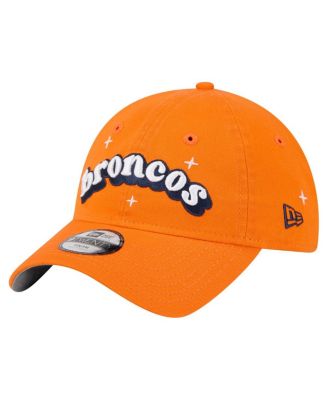 Big Girls Orange Denver Broncos Cheer 9TWENTY Adjustable Hat