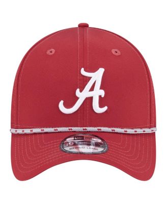 Men's Crimson Alabama Crimson Tide Rope 39THIRTY Flex Hat