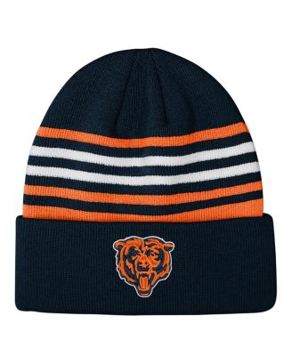 Outerstuff - Big Boys and Girls Navy Chicago Bears Essentials Cuffed Knit Hat