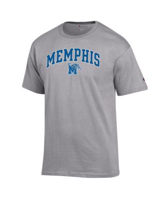 Men's Heather Gray Memphis Tigers Arch Over Logo T-Shirt