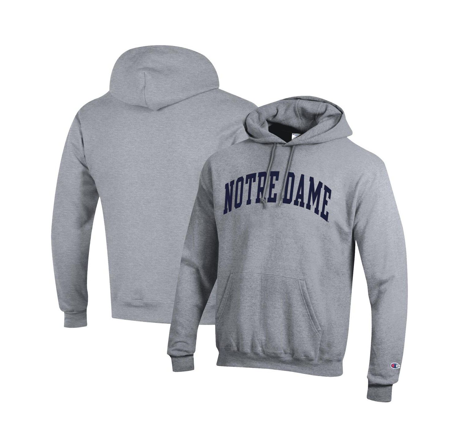 Men's Navy Notre Dame Fighting Irish Basic Arch Fleece Pullover Hoodie