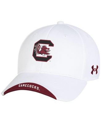Under Armour - Men's White South Carolina Gamecocks Sideline Blitzing Accent Adjustable Hat