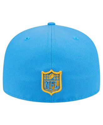 Men's Powder Blue Los Angeles Chargers Oversized 59FIFTY Fitted Hat