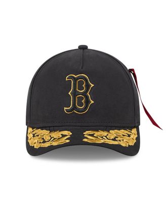 Men's Black Boston Red Sox A-Frame 9FORTY Adjustable Hat