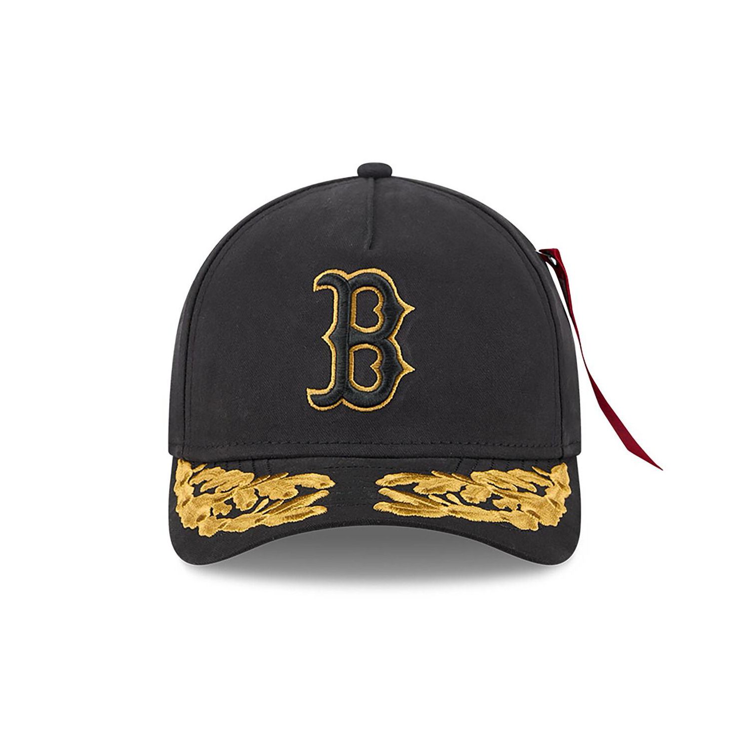 Men's Black Boston Red Sox A-Frame 9FORTY Adjustable Hat