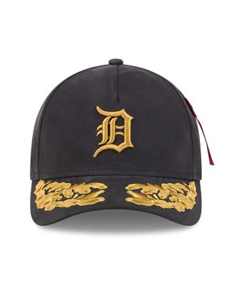 Men's Black Detroit Tigers A-Frame 9FORTY Adjustable Hat