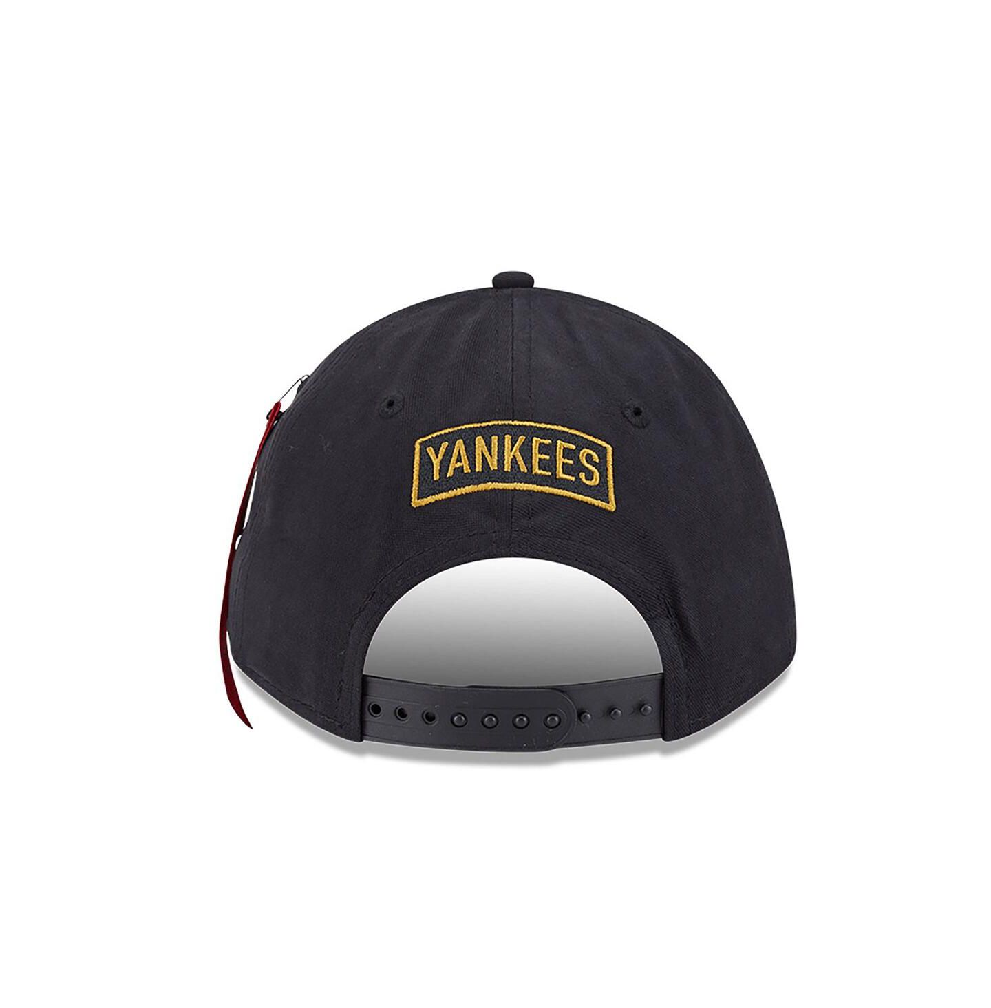 Мужская кепка New Era Black New York Yankees A-Frame 9FORTY Adjustable Hat — фото 3