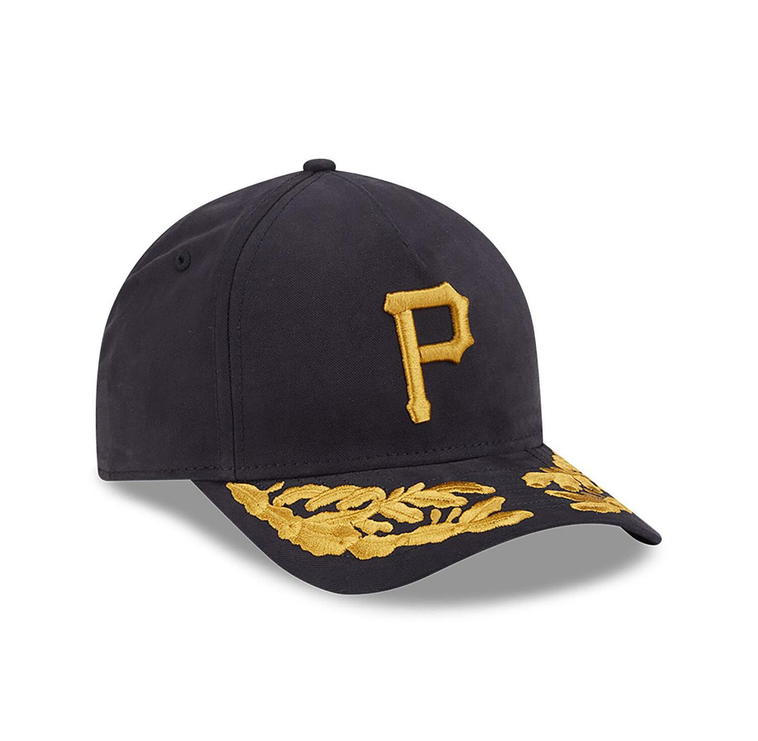 Men's Black Pittsburgh Pirates A-Frame 9FORTY Adjustable Hat