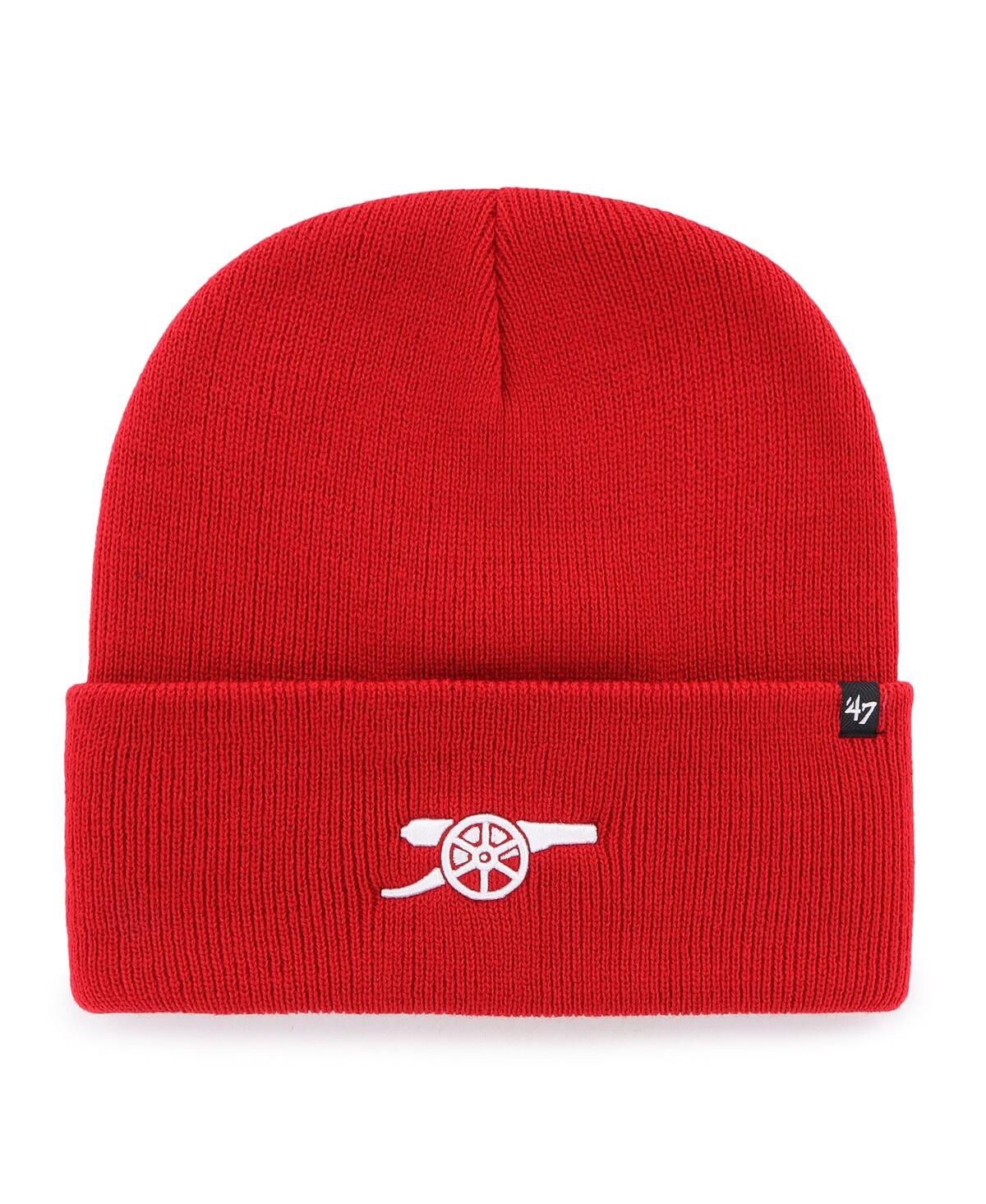47 Brand Men's Red Arsenal Haymaker Cuffed Knit Hat In Red
