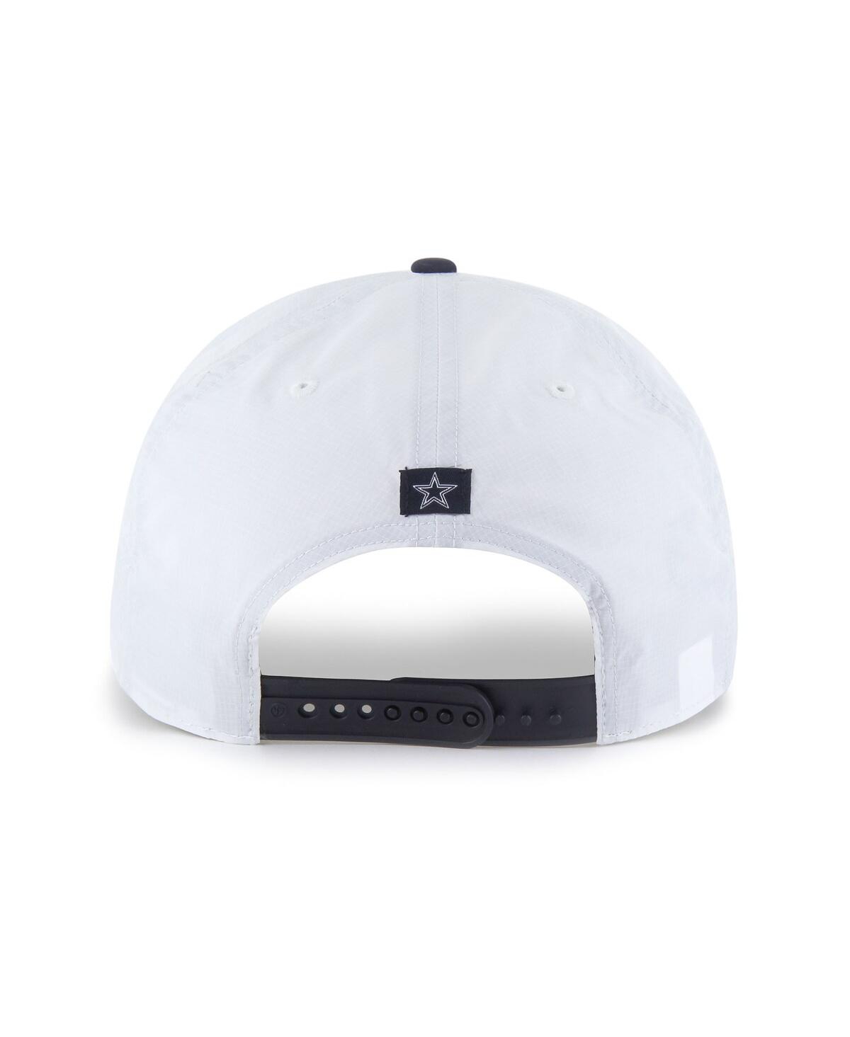 47 Brand Men's White/navy Dallas Cowboys Suburbia Hitch Two-tone Adjustable Hat In White