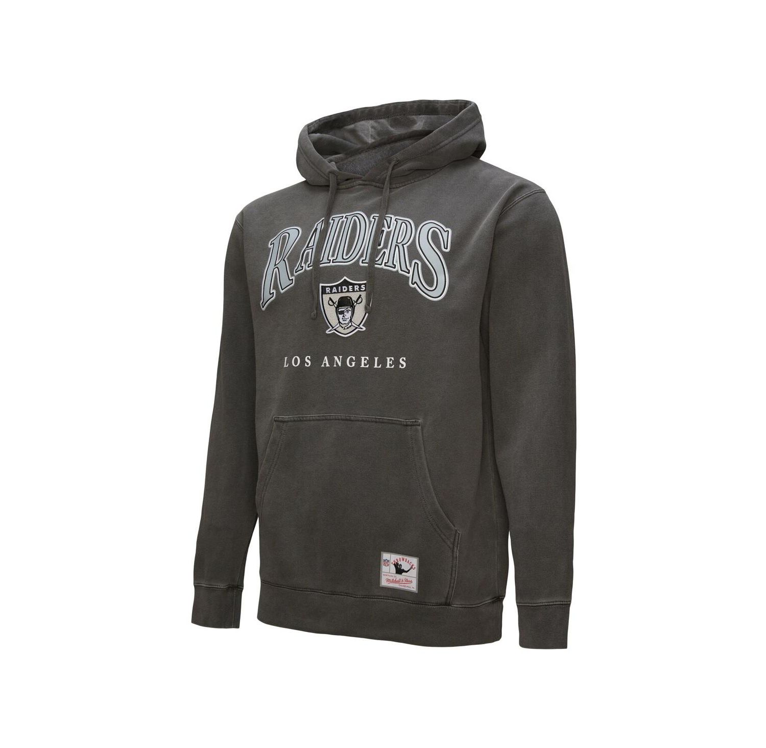 Gray Los Angeles Raiders Slot Pullover Hoodie