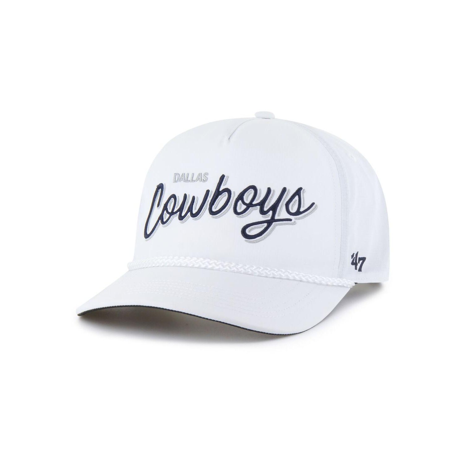 Men's White Dallas Cowboys Brrr Fairway Hitch Adjustable Hat