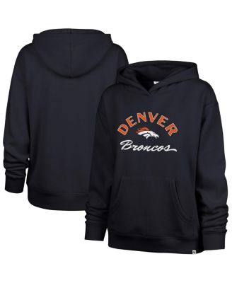 '47 Brand - Women's&nbsp;Navy Denver Broncos Whirlwind Naomi Pullover Hoodie