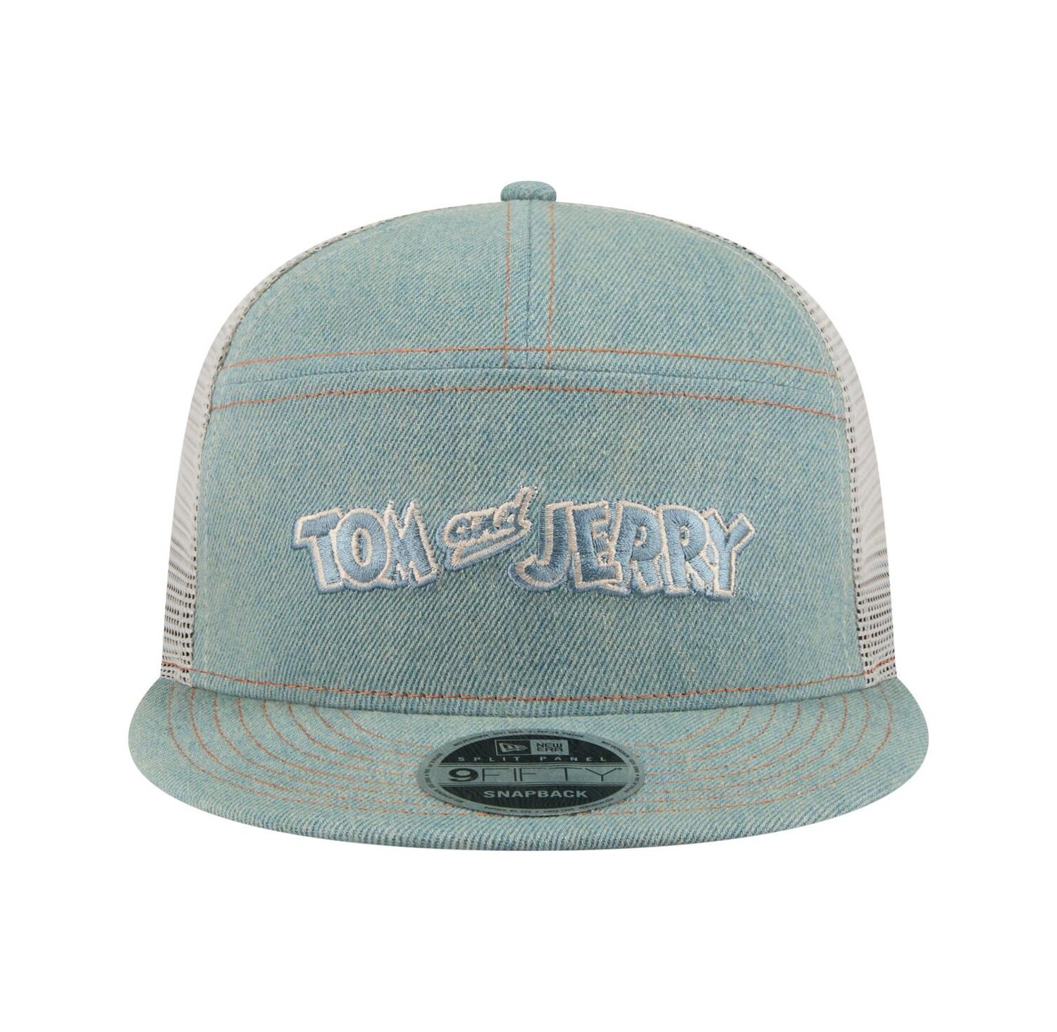 Men's Denim Tom and Jerry Denim 9FIFTY Snapback Hat