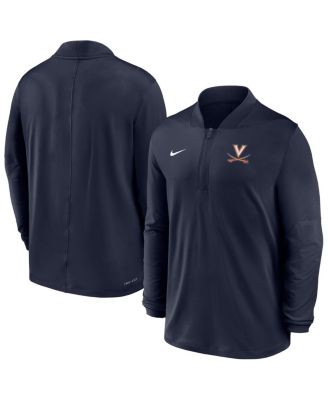 Nike - Men's Navy Virginia Cavaliers Dri-FIT Half-Zip Pullover Sweatshirt