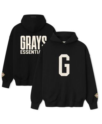 Fear of God - Men's Black Homestead Grays Negro Leagues Baseball Museum Fleece Pullover Hoodie