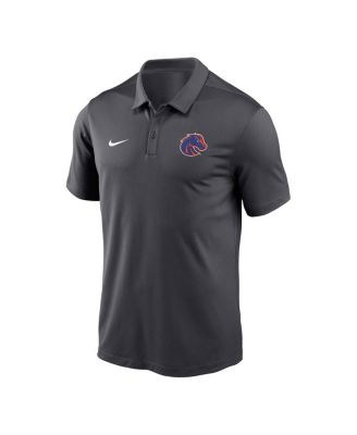 Men's Anthracite Boise State Broncos Victory Solid Performance Polo Shirt