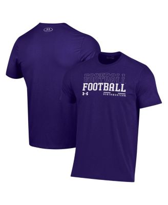 Under Armour - Men's Purple Northwestern Wildcats 2024 Sideline Football Performance T-Shirt