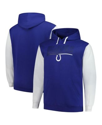 Fanatics - Men's Royal Indianapolis Colts Big Tall Outline Pullover Hoodie