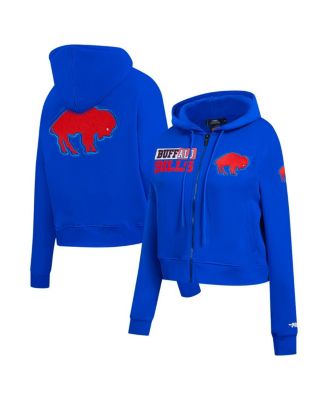Pro Standard - Women's Royal Buffalo Bills Split Logo Full-Zip Hoodie