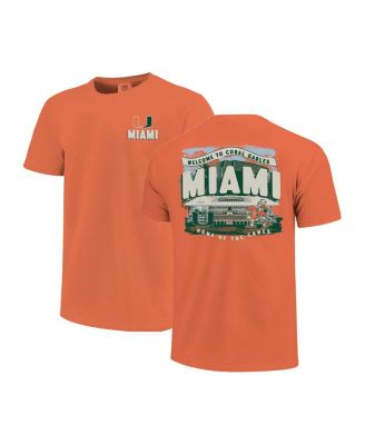 Image One - Men's Orange Miami Hurricanes Hyper Local T-Shirt
