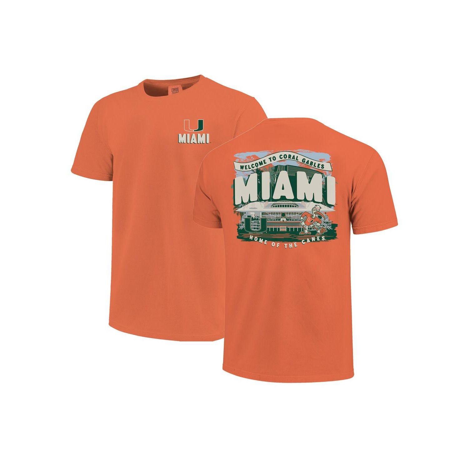 Men's Orange Miami Hurricanes Hyper Local T-Shirt
