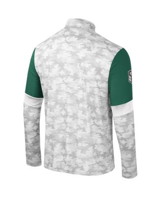 Men's Camo Michigan State Spartans OHT Military Appreciation Tomahawk Quarter-Zip Windshirt