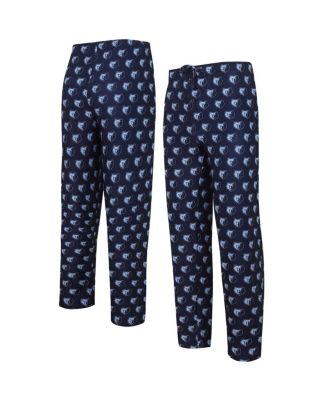 Concepts Sport - Men's Navy Memphis Grizzlies Gauge Allover Print Pants