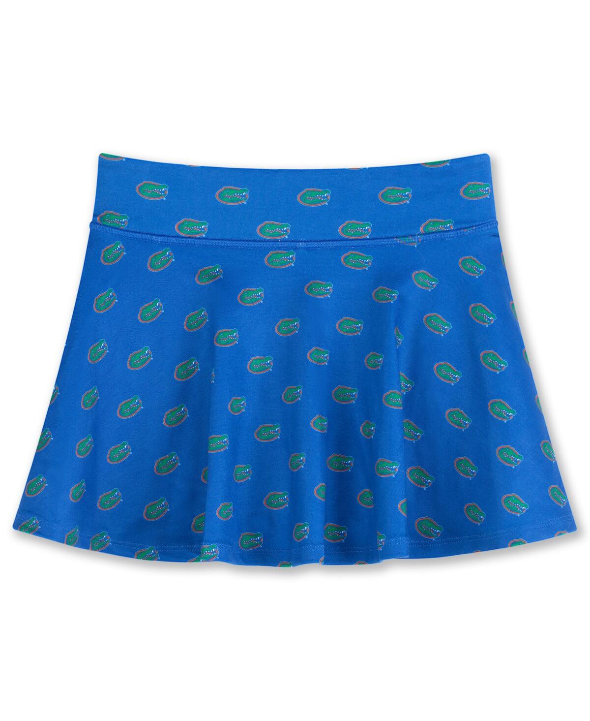 ZooZatz Big Girls Royal Florida Gators All-Over Print Tennis Skort